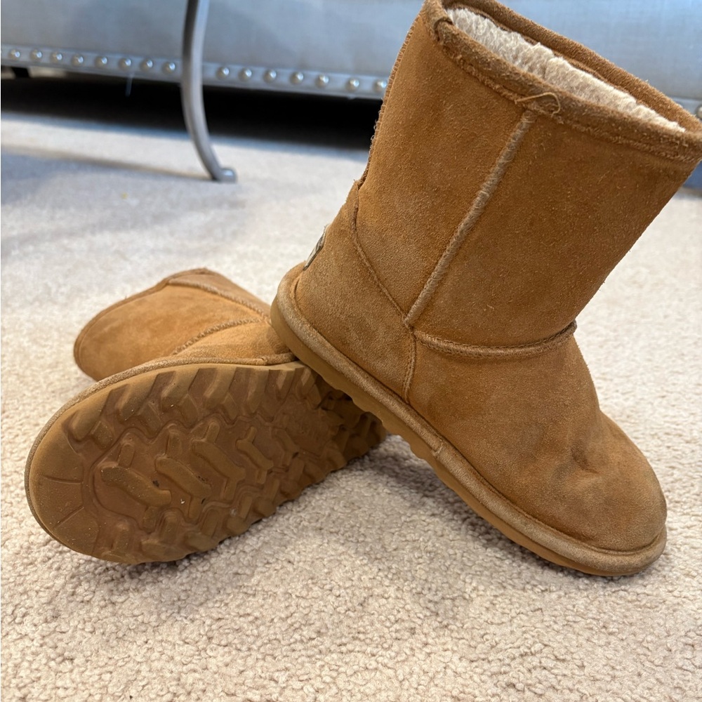 BearPaw Elle Kids Tan Suede Boots